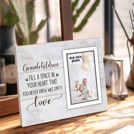 Grandma Picture Frame, Grandchildren Picture Frame, Grandparents Picture Frames, Grandkids Photo Frame,Grandparents Gifts Grandparents Picture Frames, New Grandparent Gifts (4x6 Inch Photo)