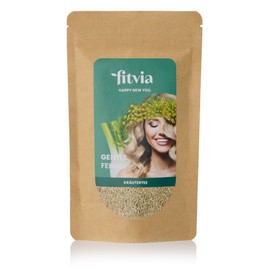 fitvia Herbal Tea "Gentle Fennel": Loose Tea, Fennel Tea - Real Seeds, No Added Sugar, 100 g