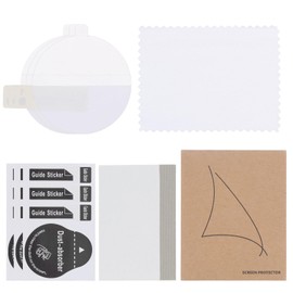 sourcing map 3pcs Watch Glass Screen Protectors 43mm HD High Definition Anti-Scratch Waterproof Ultra-Thin TPU Universal Smartwatch Screen Protective Film with Cloth Sticker Scraping Card