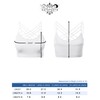 brasier deportivo para mujer con tirantes cruzados, bandeau sin aros,