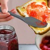 Silicone Mini Spatulas, Curved Small Spatula with Shallow Bowl for