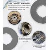 Thrust Washer Snap Ring Kit 50 60 Super Duty Compatible