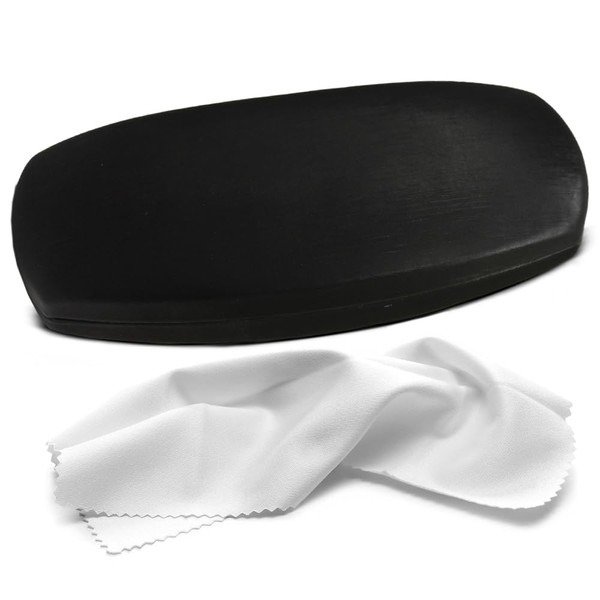 OPTIPAK Hard Shell Glasses Case – Medium Brushed Eyeglass Case