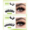 NAGARAKU Lash Clusters, DIY Cluster Lashes Individual Lashes Cluster Eyelash