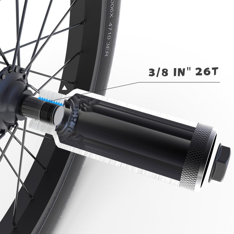 Volo Polar-X PEGFOR BMX Bicycle Foot Studs, Aluminum Alloy Non-Slip