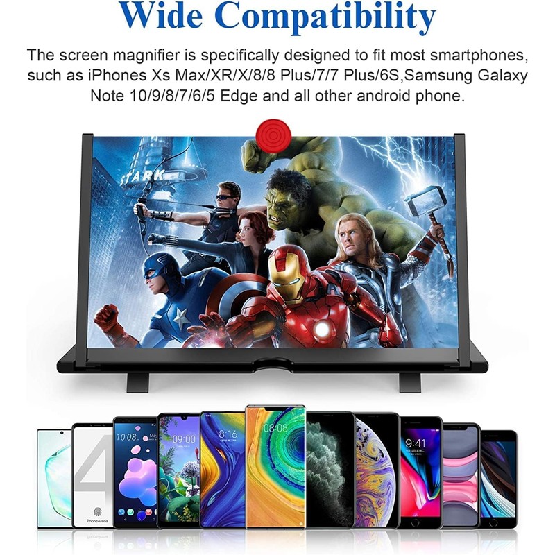 16" Screen Magnifier for Cell Phone – 3D HD Magnifing