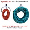 UpCaddy Hose Hanger Wall Mount, Holds 25 to 125 Feet