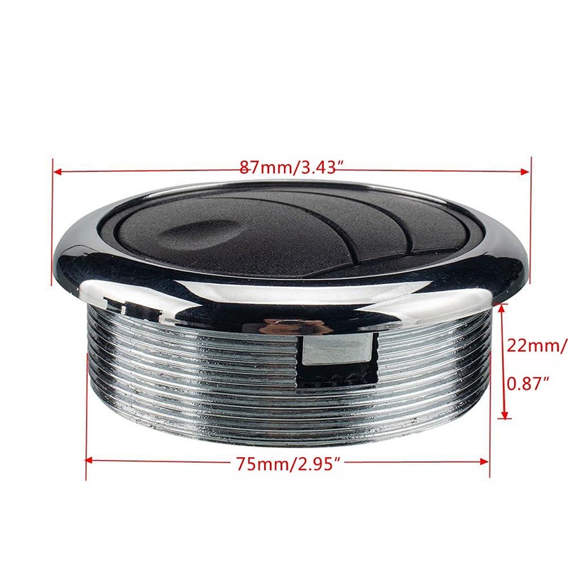 Universal Round Air Outlet Vent Air Conditioner Ceiling Vent Deflector