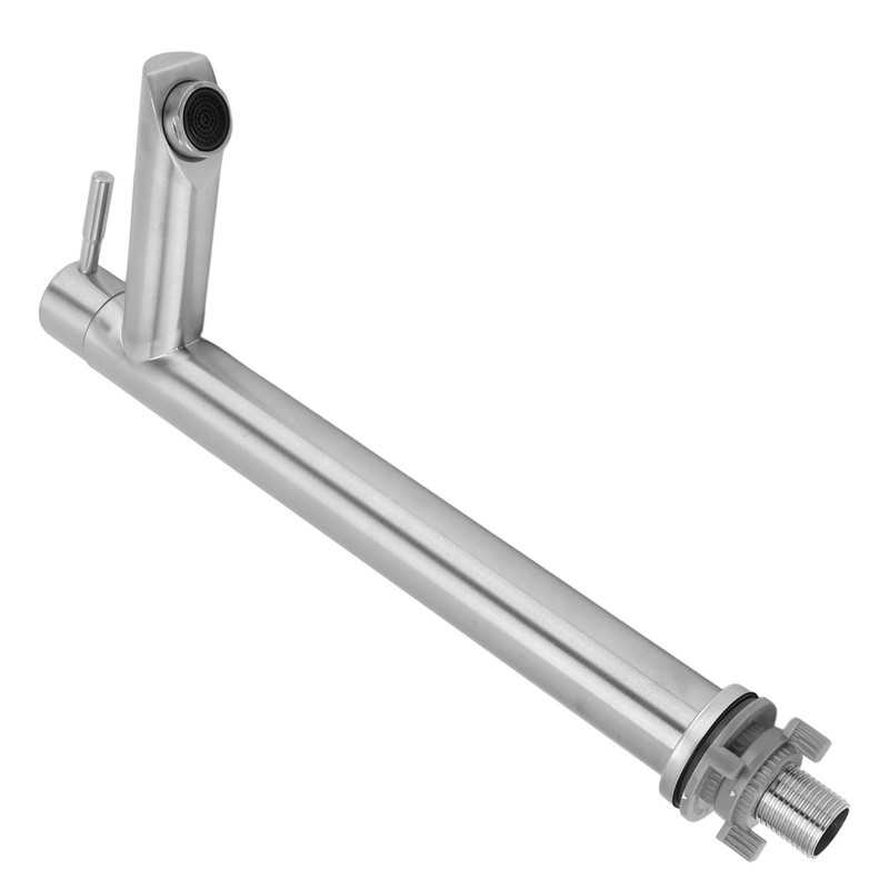 Single Cold Water Kitchen Faucet Stainless Steel Single Hole Bathroom