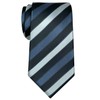 RETREEZ 3 Color Stripe Microfiber Woven Men's Tie Necktie -