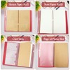PU Leather Notebook Diary, Refillable Journal, A5 Pink Travel Notebook