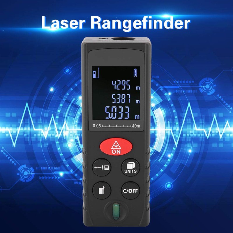 Laser Rangefinder, KXL-D Digital Rangefinder for Distance up to 0.05-40/60/80/100