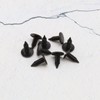 EMSea 30pcs Plastic Fir Tree Trim Clips Black 6mm Hole