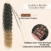 Boho Box Braids Crochet Hair 24 Inch - 8 Packs