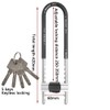 Adjustable Shackle Lock - U-Shape Shackle Lock - Bicycle Lock,