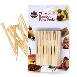 Norpro Bamboo Party Forks, 72 Pieces , 3.5 Inch