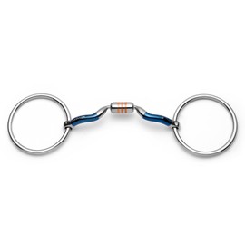 Cavalon Loose Ring Low Port Capsule Sweet Iron Snaffle Bit (4.5")