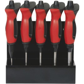 KS Tools 156.0220 Punch set with hand protection grip,5 pcs