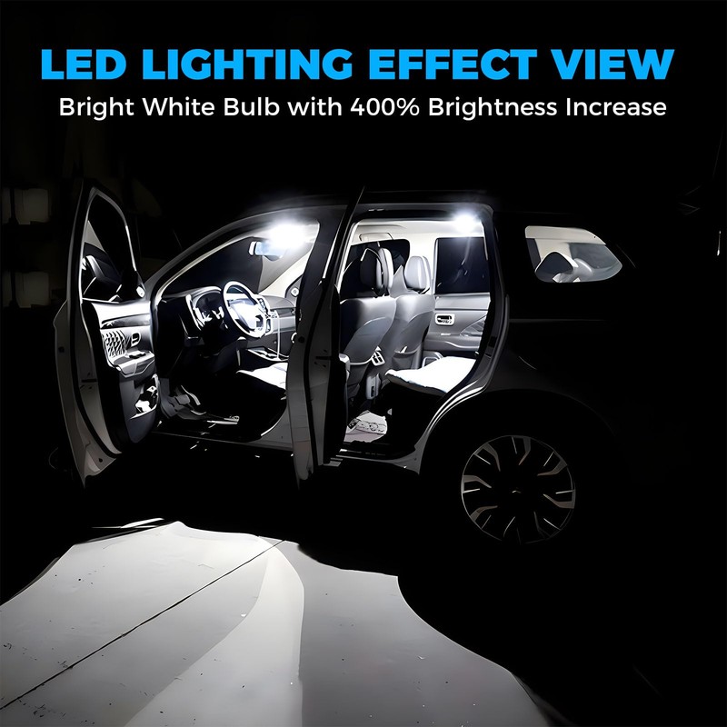 22 Pieces Interior LED Lights Kit + Back Up Reverse