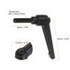 sourcing map 8pcs Adjustable Clamping Lever Handles M8 x 25mm