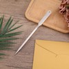 Tinoaly 4pcs Letter Opener Envelope Slitter, Stainless Steel Mail Opener