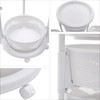 Kaibrite Rotating Kitchen Storage Rack, Multi-Layer Revolving Basket Kitchen Shelf