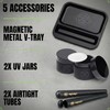 Stash Bros Smell Proof Bag with Magnetic Rolling Tray |