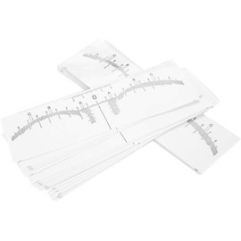 50 Unids Desechable Regla De Ceja Etiqueta Microblading Herramienta De Disposable Regla De For Peines Para Arreglar Pestañas Y Cejas Ceja Tatuaje Regla Medida Permanente