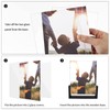 PETAFLOP 8x10 Picture Frame Set of 2, Black Rustic Wooden