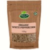 Organic White Peppercorns 100g by Hatton Hill | Smooth, Milder