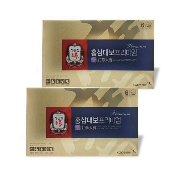 Jeonggwanjang Hongsamdaebo Premium 40mlx30ea 2boxesSF / 정관장홍삼대보프리미엄40mlx30개입2박스SF