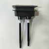 WinZo BT079GR Toilet Rectangular Push Button Universal for Dual Flush
