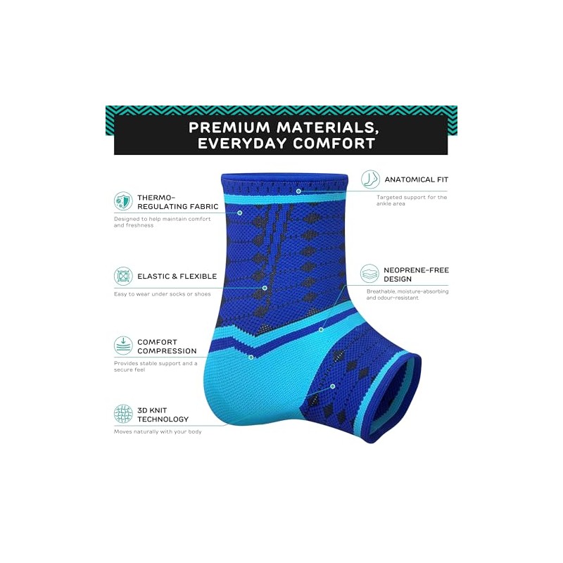 bonmedico Professional Tasano Ankle Bandage – Sports Ankle Joint Support