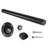 ToughGrade Black RV Ladder Assembly with Tube and Brackets