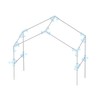 Aoneky 2pcs 3 Way Small T Shaped Corner Canopy Fitting
