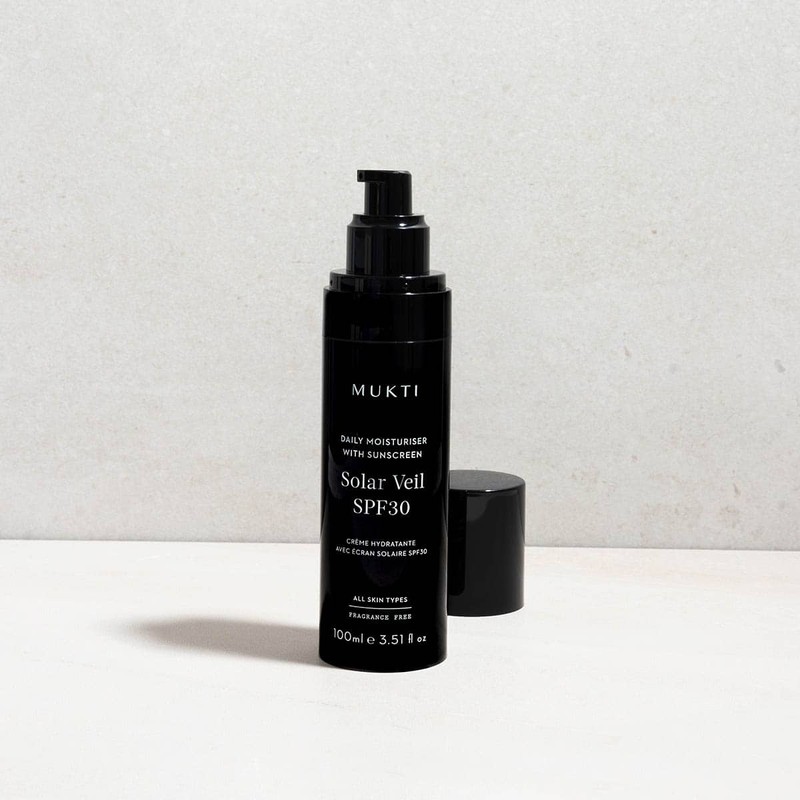 MUKTI Daily Moisturiser SPF30 Solar Veil, 100ml