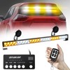 TeddyTT Emergency Strobe Lights Bar Directional Traffic Advisor Warning Strobe