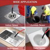 Sewer Jetter Kit for Pressure Washer 200FT, 5800PSI Drain Cleaner