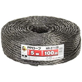 Shin-Etsu Industrial Binding String PP Rope HR-2710B Black 328.4 ft (100 m)
