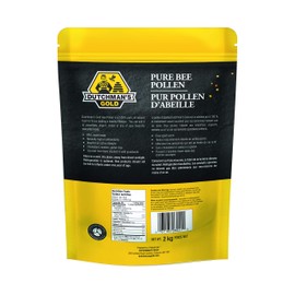 Dutchman's Gold Bee Pollen Granules - 2 KG - 100% Pure Pollen - Guaranteed Purity with No Off Shore Ingredients or Fillers