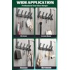 MIVITOOM Over Door Hooks, Over Door Towel Rack with 5