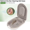 Yulatik Portable Hearing Aid Case, Waterproof Drop-resistant Bluetooth Headphones/Jewelry/Ear Buds/Small