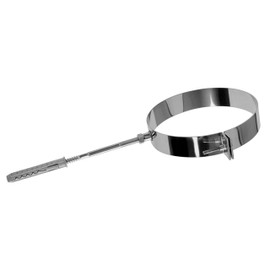 Stainless Steel Wall Bracket with Screw Chimney Liner Clip Flue Liner Clamp Holder Multi Fuel Stove Support KJ19 (130mm)