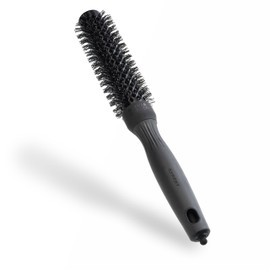 Olivia Garden Expert Blowout Speed Black Label - Matte Black - 25 - Ceramic Round Brush with Extra Long Barrel for 25% Faster Blowouts