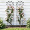 Metal Trellis for Climbing Plants Outdoor, 70 * 19.7 Inch