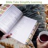 Qmoso Bible Tabs, 72 Laminated Bible Tabs for Women and