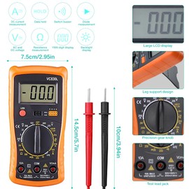 Soldering Iron Kit, 60W Adjustable Temperature 200-480℃ Welding Tools, 27Pcs Welding Tools with Digital Multimeter, Tips, Soldering Iron Stand, Tweezers, Screwdriver for Electronics Repairing