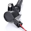 Set of 8 Curved Boot Ignition Coils & Pigtail Connector