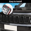 JeCar Front Grill Rings Grille Inserts Cover Trim Kit for