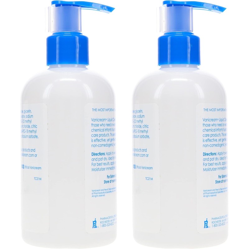 Vanicream Free and Clear Liquid Cleanser 8 Oz
